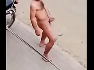 Pakistani Man Nude On Road